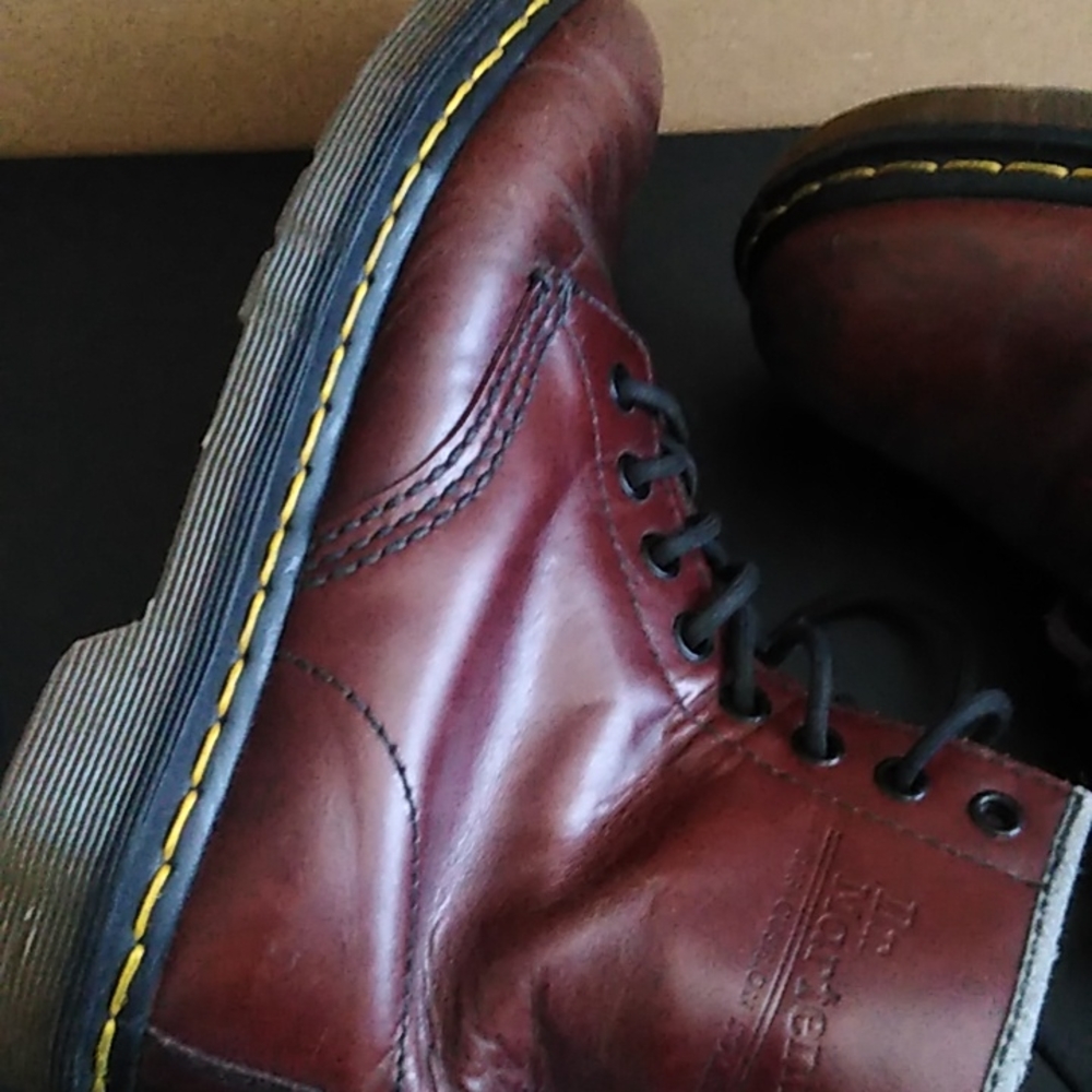 Deep Red Dr. Martens Boots